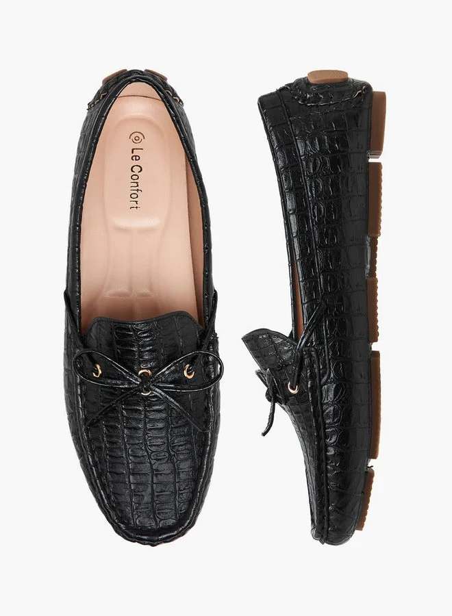 Le Confort Women Bow Detail Moccasins